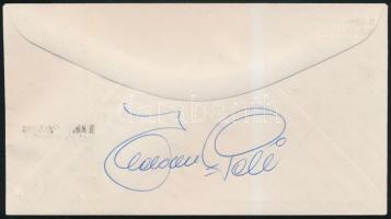 1971 Pelé 1000. gólja alkalmi boríték Pelé saját kezű aláírásával /
1971 Autograph siganture of Pel...