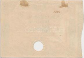 Temesvár 1849.05.01. 10G érvénytelenítő lyukasztással T:II-,III ragasztásnyom 
Hungary / Temesvár (...