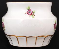 Herendi Eton mintás váza, kézzel festett, jelzett, hibátlan, m: 7,5 cm, d:8 cm
