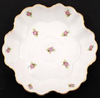 Herendi Eton mintás kínáló tál, kézzel festett, jelzett, hibátlan, d:21,5 cm