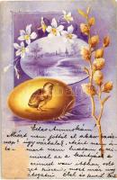 10 db RÉGI motívumlap, vegyes minőség; virágos művész litho üdvözlő lapok / 10 old motive cards, mix...