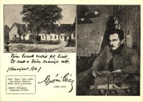 Gyón, Gyóni Géza és szülőháza; a Gyóni Géza Irodalmi Társaság kiadása s: Holló János