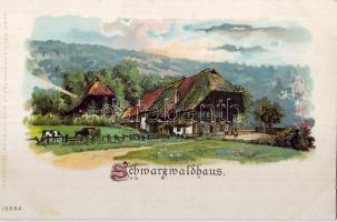 Schwarzwaldhaus Litho
