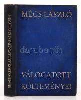 Just Béla (szerk.): Mécs László válogatott költeményei.Bp., 1934, Athenaeum. Kissé viseltes kiadói egészvászon kötésben.