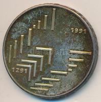 Svájc 1991B 20Fr Ag "700 éves a Konföderáció" T:2 erős patina
Switzerland 1991B 20 Francs...