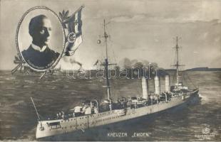 Kreuzer Emden Fregatten-Kapitän von Müller / German navy, cruiser ship