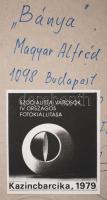 cca 1978 Magyar Alfréd: Bánya, feliratozott vintage fotóművészeti alkotás, 39x29 cm