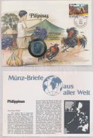 38db-os érmés és bankjegyes boríték bélyeggel és bélyegzéssel, szép gyűjtemény svájci gyűjtői albumba rendezve T:1,I 42pcs of envelopes with coins and banknotes, stamps and overprints, nice collection in Swiss collector's album C:UNC