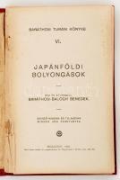 Baráthosi-Balogh Benedek: Japánföldi bolyongások. Bp., 1928, Baráthosi. Egészvászon kötésben, elvált gerinccel.
