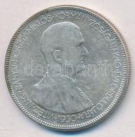 1930. 5P Ag "Horthy jobbra" T:3 Adamo P8