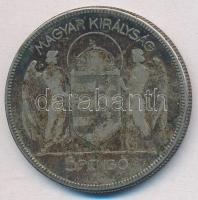 1930. 5P Ag "Horthy jobbra" T:3,3-
Adamo P8