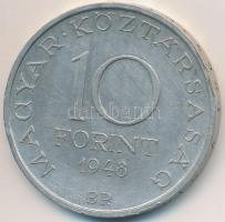 1948. 10Ft Ag "Széchenyi" T:2- 
Adamo EM2