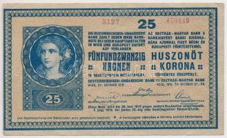 1918. 25K "3127" 3mm hullámos hátlappal T:III