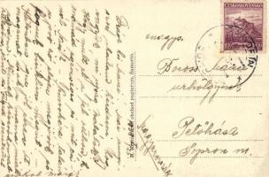 Somorja, Samorín; Főtér, kiadja M. Kranzinger / main square