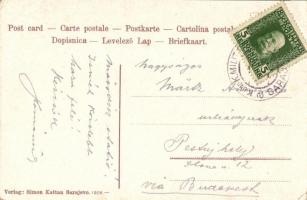 Ilidza, Kupalisna gostiona, Kur-Restauration; Verlag Simon Kattan / restaurant terrace (EK)