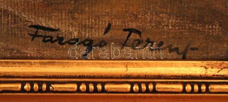 Faragó Ferenc (?-?): Virágcsendélet. Olaj, vászon, keretben, 80×60 cm