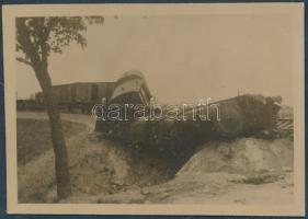II. világháború felrobbantott vonat / blasted train in WW. II.