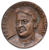 1967. "Soltz Vilmos 1833-1901 / Országos Magyar Bányászati és Kohászati Egyesület" Br emlékérem, "Dr. Husz Nándor 50 éves Egyesületi Tagságért" (70mm) T:2,2-