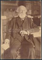 cca 1890 Kossuth Lajos időskori fotója. Körbevágva. Winger Ede. 13x18 cm