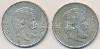 1947. 5Ft Ag "Kossuth" (2x) T:2-,3