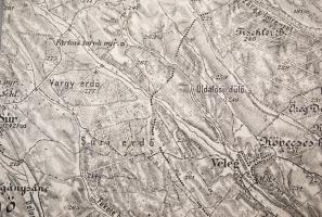 cca 1880 Mór és Zirc környéke, 1:75000, vászonra ragasztva, 39×53 cm /

cca 1880 Map of Mór and Zirc...