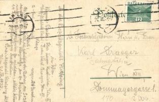 Wien, Josef Kratzls Weinstüberl 'Zum Laterndl' (Landesgerichtsstraße 12) / wine pub greeti...