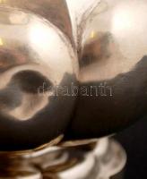 Antik (13 lat) ezüst (Ag.) kanna, elefántcsont szerelékkel, jelzett (Bécs 1862), mesterjeggyel (CR),...