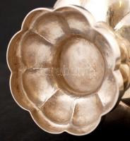 Antik (13 lat) ezüst (Ag.) kanna, elefántcsont szerelékkel, jelzett (Bécs 1862), mesterjeggyel (CR),...