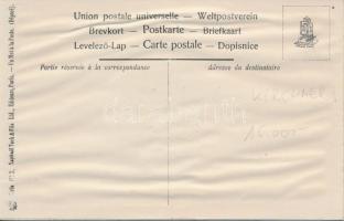 Art Nouveau, Embossed unsigned Raphael Kirchner postcard, Raphael Tuck serie 414 B