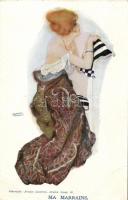 'Ma Marraine' Bruton Galleries, Published by The Delta Fine Art Co. s: Raphael Kirchner (EB)