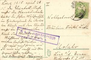 Lőcse, Erzsébet tér, Braun Fülöp kiadása / square