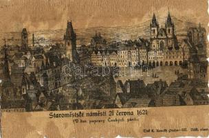 Praha, Prague; Old Town Square anno 1621