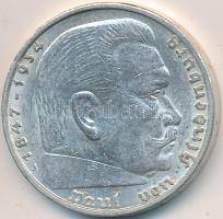 Német 3. Birodalom 1938A 5M Ag "Hindenburg" T:2-
German Third Reich 1938A 5 Marks Ag &quo...