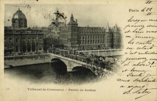 3 db RÉGI francia városképes lap; Paris, Amiens / 3 old French town-view postcards; Paris, Amiens