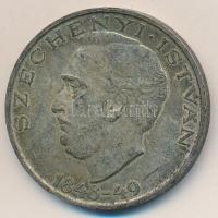 1948. 10Ft Ag "Széchenyi" T:2- erős patina
Adamo EM2