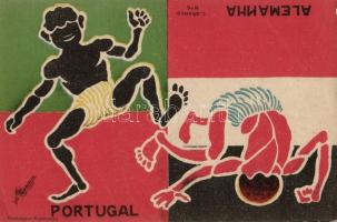 Portugal vs Alemanha / Portugese Anti-German propaganda C. Branco No. 6. (EB)