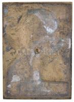 Erdey Dezső (1902-1957) 1943. "Vitéz Nagybányai Horthy István" egyoldalas öntött bronz pla...