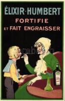 Élixir-Humbert, Fortifie et Fait Engraisser; French Medicine litho advertisement