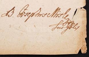 1772 gróf Zsigray József szebeni kormányzó levele Csíkszentmihályra Zeyk Ferenc nemes ügyében laton ...