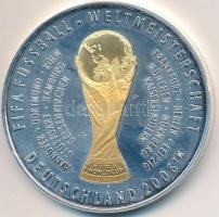 Németország 2006. &quot;Labdarúgó-világbajnokság&quot; Ag emlékérem (25,52g/0.925/40mm) T:PP ujjlenyomat Germany 2006. &quot;FIFA World Cup&quot; Ag medallion (25,52g/0.925/40mm) C:PP fingerprint