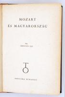 Sebestyén Ede: Mozart és Magyarország. Bp., 1941, Officina. Félbőr kötésben