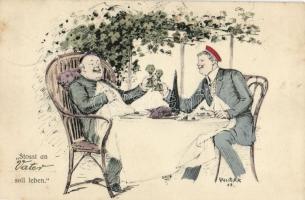 1908 Stosst an .... soll leben. Kunstverlag Wilhelm Köhler / German Studentica postcard s: Weimar