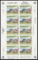 Europa CEPT, Építészet kisív sor Europa CEPT, Architecture minisheet set