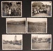 1940 Az erdélyi bevonulás képekben. Házilag összeállított fotóalbum 188 db érdekes fotóval a bevonul...