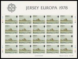 Europa CEPT, Monuments minisheet set Europa CEPT, Műemlékek kisív sor