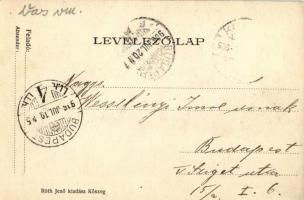 Kőszeg, pályaudvar, vasútállomás, Róth Jenő kiadása