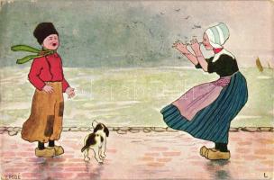 Dutch folklore, children, B.K.W.I. 810-1. (EK)