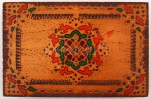 Parker márkájú és egyéb típusú tollak, töltőceruza, Koh-I-Noor ceruzák(6 db) fa dobozban, 22x14x6 cm