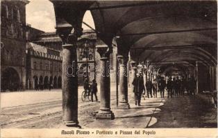 Ascoli Piceno, Porticato e Piazza del Popolo / porch, square