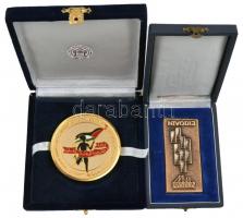 DN "Nívódíj - UVATERV" Br díjplakett dísztokban (78x38mm) + Palesztina DN "Sport és I...